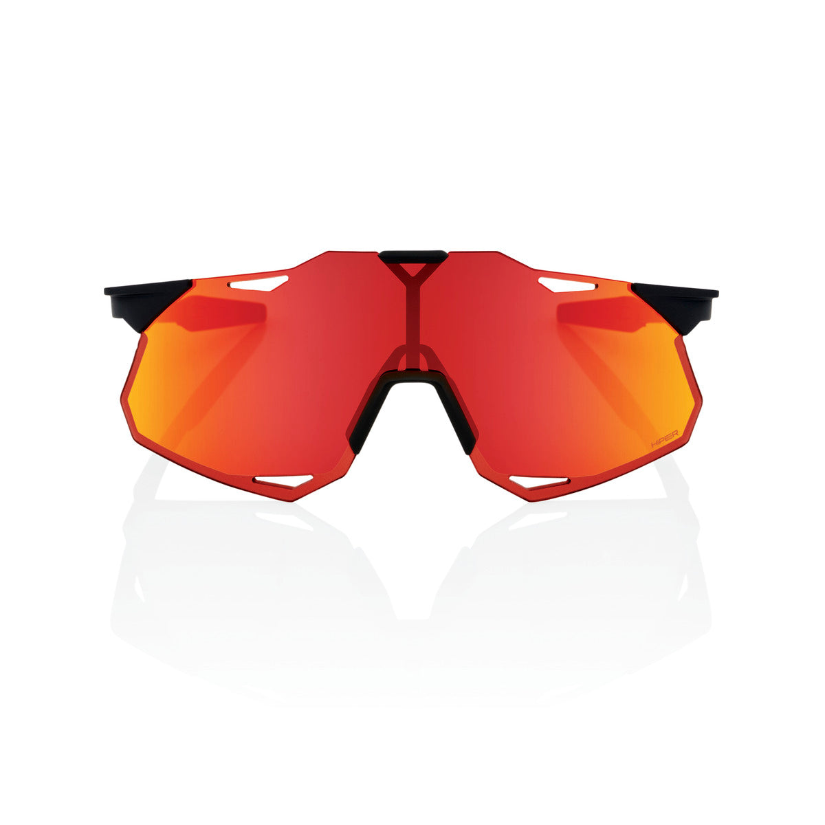 HYPERCRAFT XS - Soft Tact Black - HiPER Red Multilayer Mirror Lens